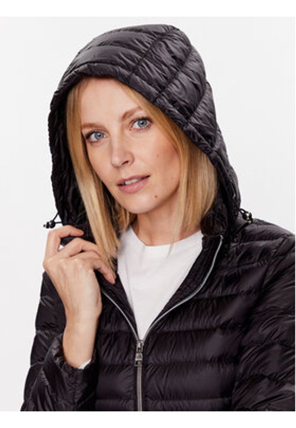 Geox Kurtka puchowa Jaysen W3525B-T2449 F9000 Czarny Regular Fit. Kolor: czarny. Materiał: puch, syntetyk