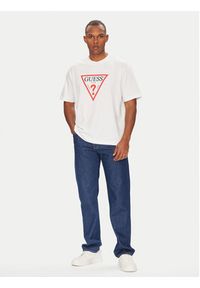 Guess Jeans T-Shirt M4YI45 K8FQ4 Biały Oversize. Kolor: biały. Materiał: bawełna #2