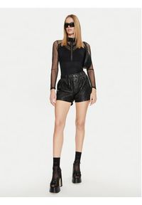 Morgan Body 241-TJULIE Czarny Slim Fit. Kolor: czarny. Materiał: wiskoza