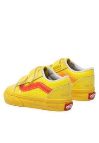 Vans Tenisówki Old Skool V Harb VN0A4VJJBK21 Żółty. Kolor: żółty. Materiał: skóra, lakier #6