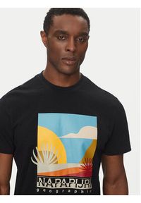 Napapijri T-Shirt S-Arbia NP0A4IE3 Czarny Regular Fit. Kolor: czarny. Materiał: bawełna #2