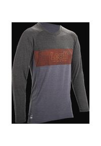 LEATT - Bluza rowerowa męska Leatt Jersey MTB Gravity 2.0. Kolor: czarny. Materiał: jersey