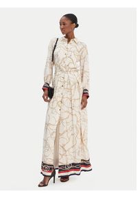 Marciano Guess Sukienka koszulowa 6RGK33 7439A Écru Regular Fit. Materiał: wiskoza. Typ sukienki: koszulowe #3