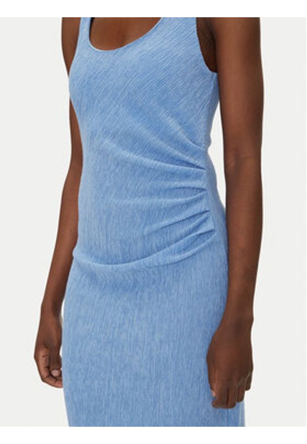 French Connection Sukienka codzienna 71YOE Niebieski Regular Fit. Okazja: na co dzień. Kolor: niebieski. Materiał: syntetyk. Typ sukienki: proste. Styl: casual