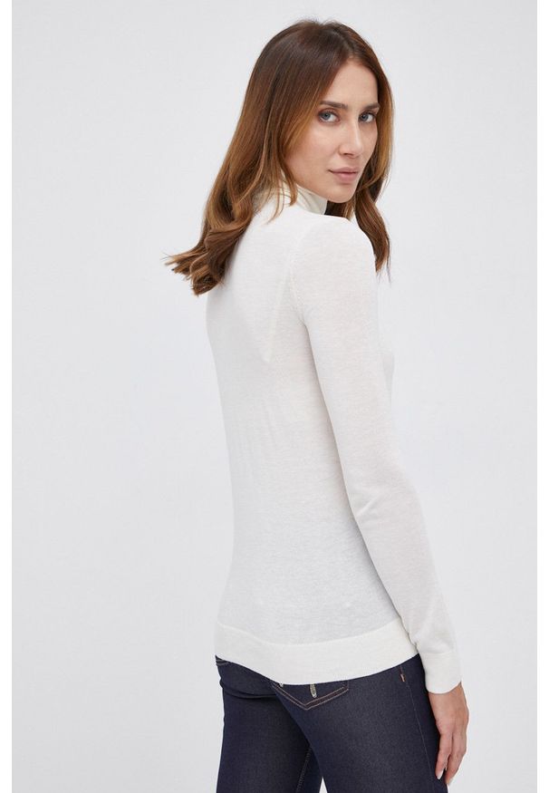 Lauren Ralph Lauren - Sweter. Okazja: na co dzień. Typ kołnierza: golf. Kolor: beżowy. Długość rękawa: długi rękaw. Długość: długie. Styl: casual