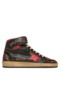 GOLDEN GOOSE - Golden Goose Sneakersy Sky Star GMF00230.F003285.90235 Brązowy. Kolor: brązowy. Materiał: skóra
