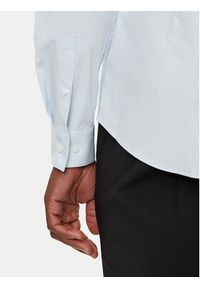 Calvin Klein Koszula K10K113524 Błękitny Slim Fit. Kolor: niebieski. Materiał: bawełna