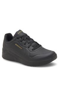 skechers - Skechers Sneakersy 8750063 BBK Czarny. Kolor: czarny. Materiał: skóra #2