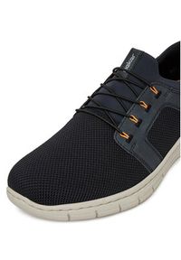 Rieker Sneakersy B7796-14 Granatowy. Kolor: niebieski. Materiał: materiał #3