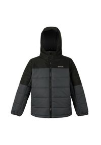 Regatta - Kurtka Dziecięca Ocieplana Lofthouse. Kolor: szary, fioletowy, wielokolorowy, czarny #1