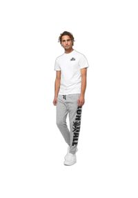 Spodnie dresowe klasyczne Lonsdale Portessie. Okazja: na co dzień. Kolor: czarny, szary, wielokolorowy. Materiał: dresówka. Styl: klasyczny #1