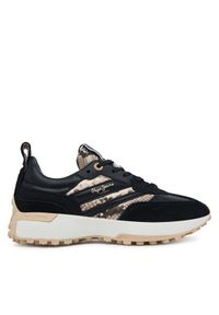 Pepe Jeans Sneakersy Lucky Fenix PLS600019 Czarny. Kolor: czarny. Materiał: zamsz, skóra