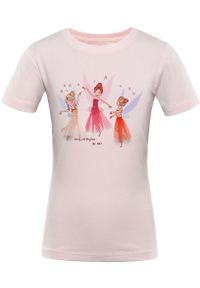 Naak - T-shirt Dziecięcy Nax Loreto 104-110 z Miękkiej Bawełny z Kolorowym Nadrukiem. Kolor: wielokolorowy. Materiał: bawełna. Wzór: kolorowy, nadruk
