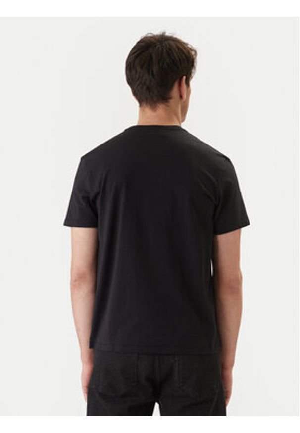 Calvin Klein Jeans T-Shirt LV04RF278G Czarny Regular Fit. Kolor: czarny. Materiał: bawełna