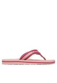 TOMMY HILFIGER - Tommy Hilfiger Japonki Th Webbing Summer Sandal FW0FW09193 Różowy. Kolor: różowy. Materiał: materiał #6