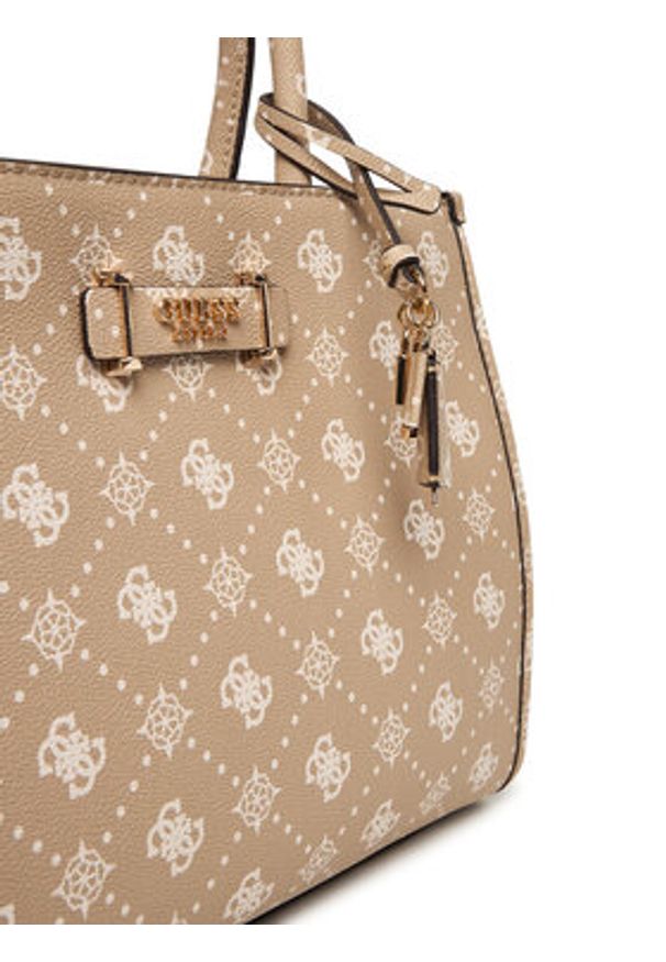 Guess Torebka Silia HWGP98 90220 Beżowy. Kolor: beżowy. Materiał: skórzane