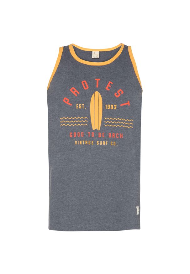 Protest - Koszulka bez rękawów dziecięca PROTEST BIKO JR. Kolor: szary, niebieski, wielokolorowy. Długość rękawa: bez rękawów