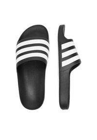 Adidas - adidas Klapki C-ADILETTE AQUA JR F35556 Czarny. Kolor: czarny. Materiał: syntetyk