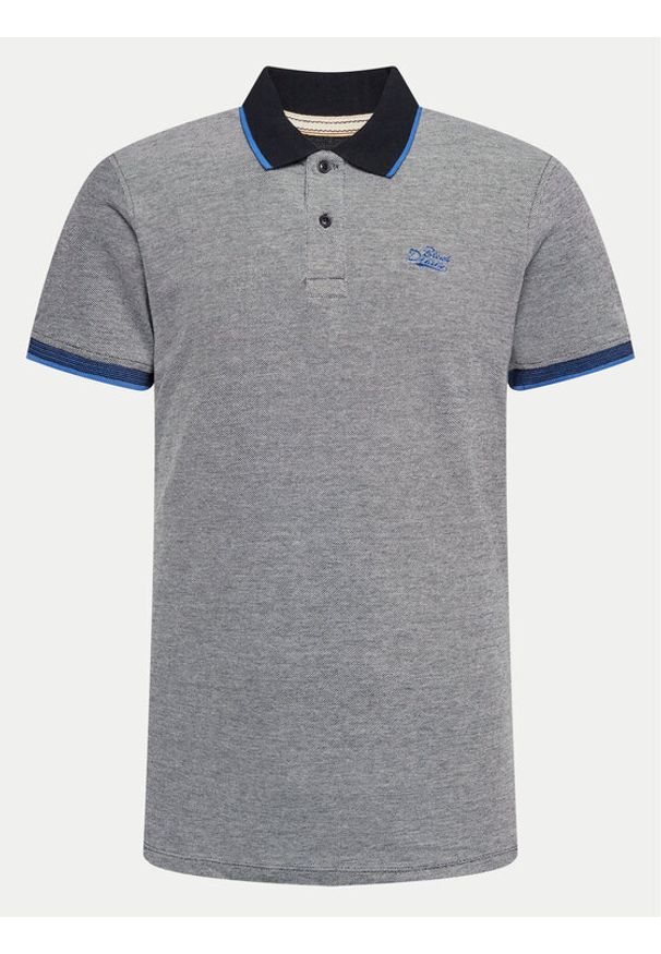 Blend Polo 20716469 Szary Regular Fit. Typ kołnierza: polo. Kolor: szary. Materiał: bawełna