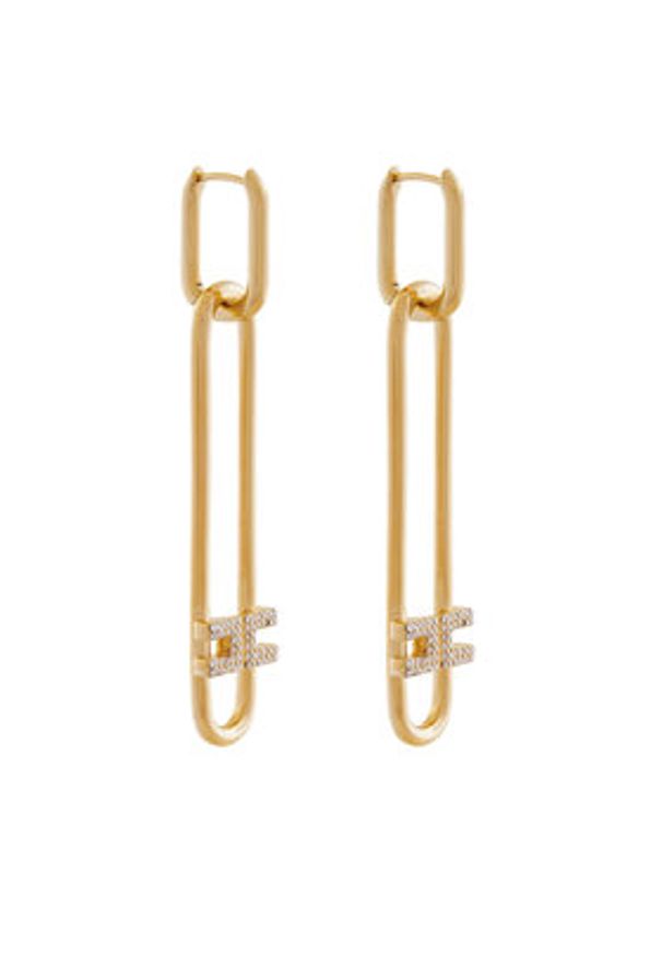 Elisabetta Franchi Kolczyki OR-10A-52E2-V250 Złoty. Materiał: metalowe. Kolor: złoty
