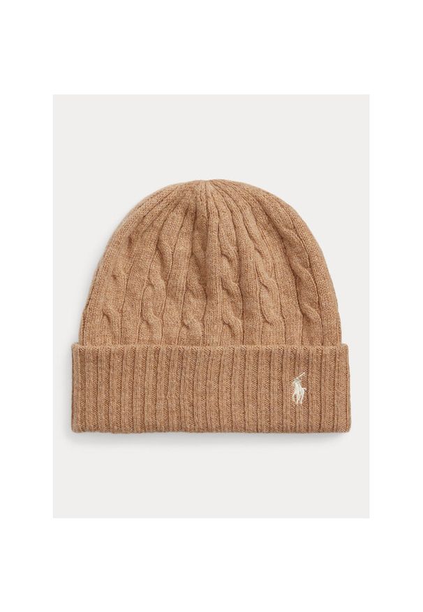 Czapka Polo Ralph Lauren. Kolor: beżowy