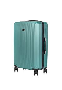 Ochnik - Komplet walizek na kółkach 19"/24"/28". Kolor: turkusowy. Materiał: materiał, poliester, guma, kauczuk #4
