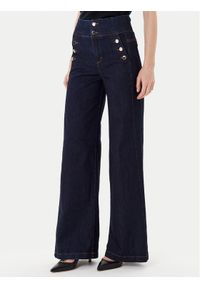 Rinascimento Jeansy CFC0126162003 Granatowy Wide Leg. Kolor: niebieski