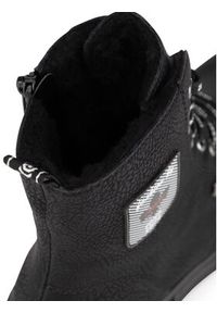 Rieker Trzewiki X3410-00 Czarny. Kolor: czarny. Materiał: materiał #4
