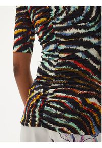 Just Cavalli T-Shirt 76PAH617 Kolorowy Slim Fit. Materiał: wiskoza. Wzór: kolorowy #4