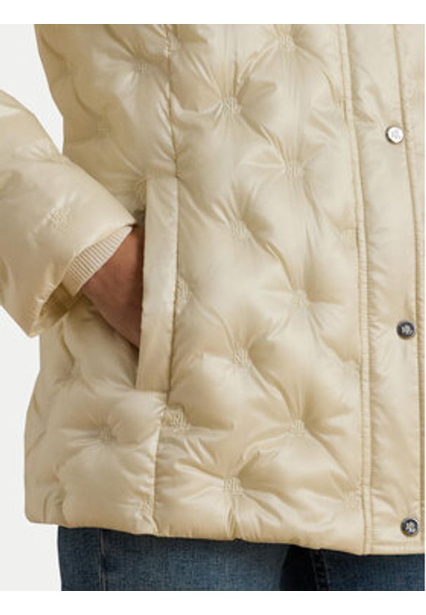 Lauren Ralph Lauren - LAUREN RALPH LAUREN Kurtka przejściowa 297980104003 Beżowy Regular Fit. Kolor: beżowy. Materiał: syntetyk