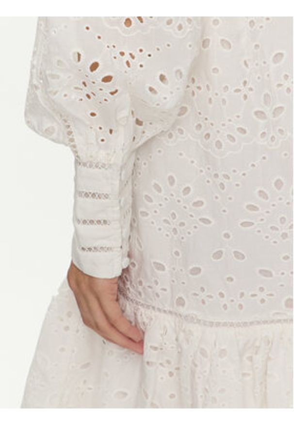 YAS Sukienka koktajlowa Alessia 26034658 Biały Regular Fit. Kolor: biały. Materiał: bawełna. Styl: wizytowy