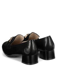 Rieker Loafersy 45055-00 Czarny. Kolor: czarny. Materiał: skóra #2