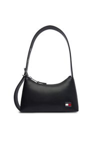 Tommy Jeans Torebka Tjw Cool Shoulder Bag AW0AW17873 Czarny. Kolor: czarny. Materiał: skórzane #5
