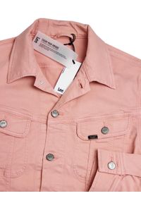 Lee - LEE SLIM RIDER MĘSKA KURTKA JEANSOWA PASTEL PINK L89RRN51 112123905. Materiał: jeans