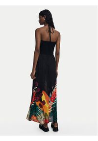 Desigual Sukienka letnia Belice 25SWMW08 Czarny Regular Fit. Kolor: czarny. Materiał: wiskoza. Sezon: lato #6