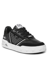 EA7 Emporio Armani Sneakersy X7X006 XK296 N441 Czarny. Kolor: czarny. Materiał: skóra #1