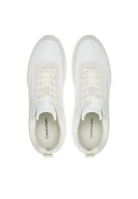 Calvin Klein Sneakersy Low Top Lace Up Mix HM0HM01554 Biały. Kolor: biały. Materiał: materiał #5