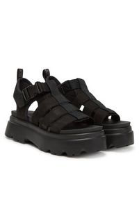 Ugg Sandały W Cora 1152698 Czarny. Kolor: czarny. Materiał: skóra, nubuk #3