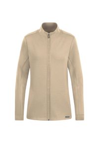 Kurtka z dresu Jako Pro Casual. Kolor: beżowy. Materiał: dresówka #1