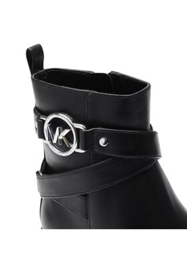MICHAEL Michael Kors Botki Rory Flat Bootie 40F2ROFE8L Czarny. Kolor: czarny. Materiał: skóra