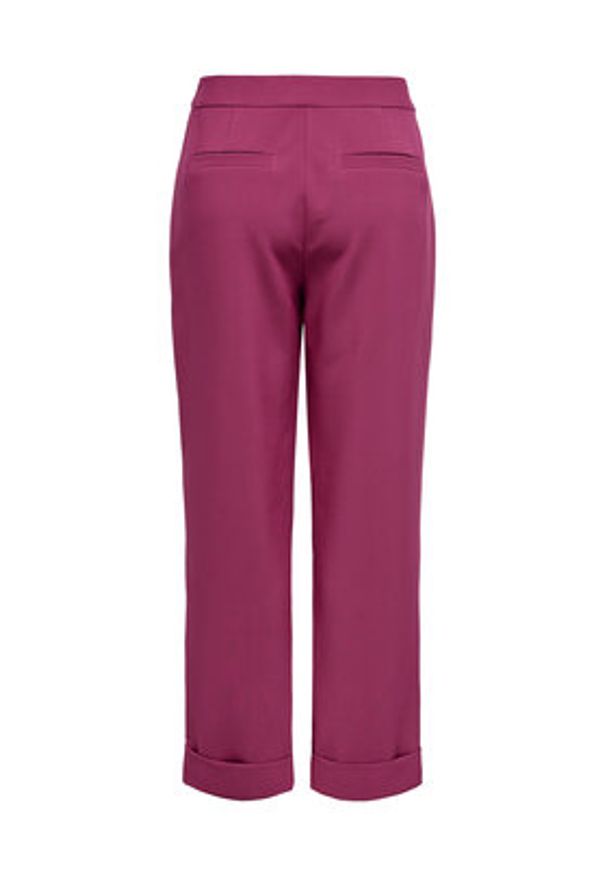 only - ONLY Spodnie materiałowe Casey 15338822 Fioletowy Cropped Fit. Kolor: fioletowy. Materiał: syntetyk