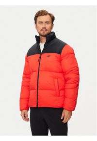 4f - 4F Kurtka zimowa 4FWAW24TDJAM485 Czerwony Regular Fit. Kolor: czerwony. Materiał: syntetyk. Sezon: zima