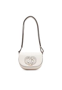 Guess Torebka Calebra Mini HWBG95 36780 Biały. Kolor: biały. Materiał: skórzane