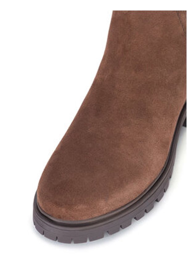 Lasocki Botki CEO-WI16-D-466-02 Brązowy. Kolor: brązowy. Materiał: zamsz, skóra