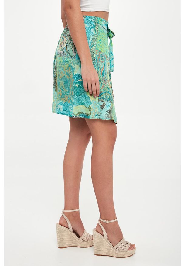 Liu Jo - Spódnico-szorty damskie ze wzorem paisley LIU JO. Wzór: paisley