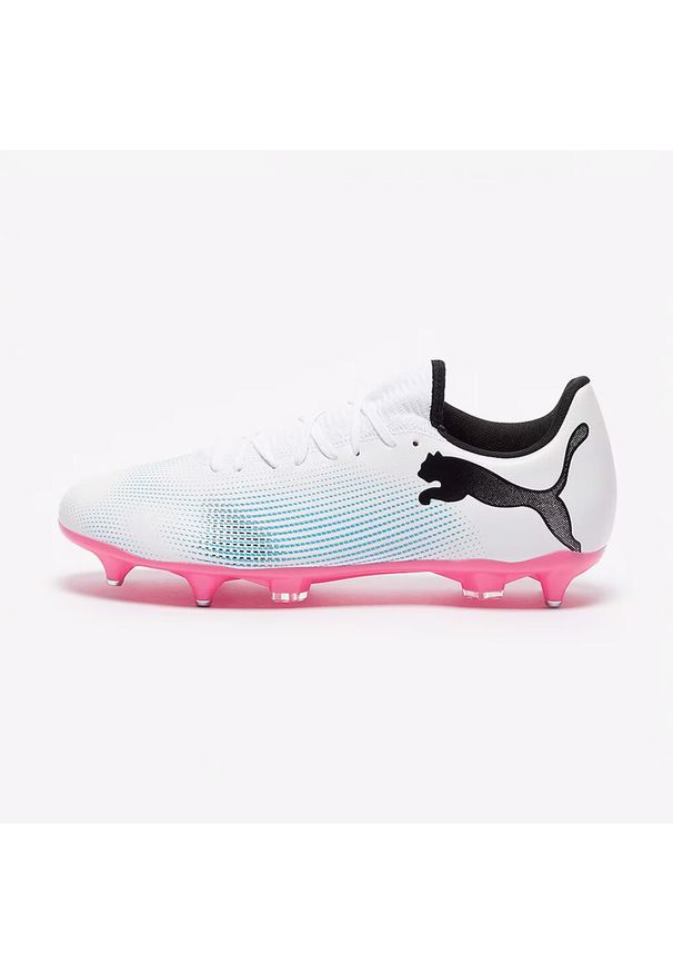 Buty piłkarskie męskie Puma Future 7 Play Mxsg. Kolor: biały. Materiał: materiał, syntetyk, tkanina. Sport: piłka nożna