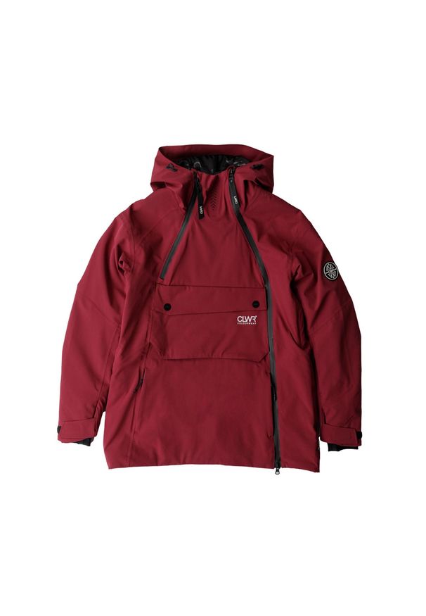 Kurtka snowboardowa damska Colourwear Cake Anorak 2.0. Kolor: czerwony. Sport: snowboard