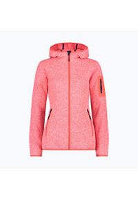 Bluza polarowa damska CMP. Kolor: różowy. Materiał: polar. Styl: sportowy. Sport: turystyka piesza #1