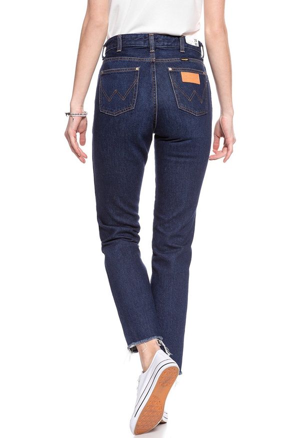 Wrangler - WRANGLER RETRO SLIM MARILYN BLUE W239RI210. Stan: podwyższony. Styl: retro