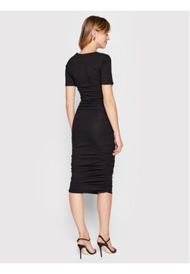 Noisy may - Noisy May Sukienka codzienna Emma 27021505 Czarny Slim Fit. Okazja: na co dzień. Kolor: czarny. Materiał: bawełna. Typ sukienki: proste. Styl: casual